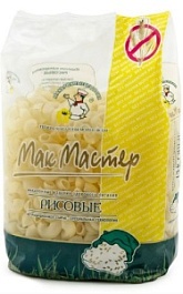 Макароны МакМастер Рисовые Рожок 300г без глютена