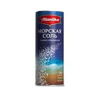 Соль Морская Атлантика йодированная 250г солонка ТДС  